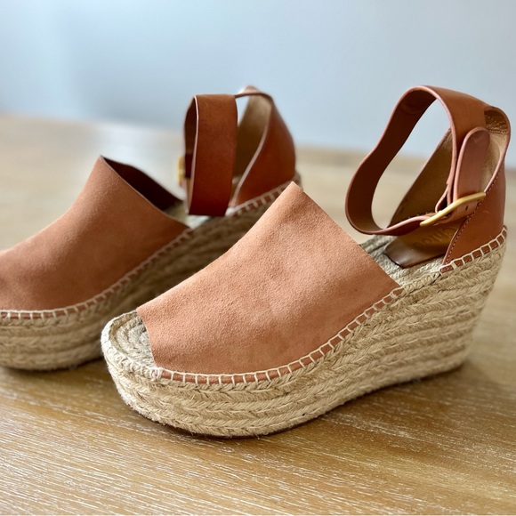 Chloé | Brown Suede Espadrilles - Picture 12 of 16